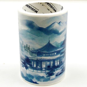 Holy Mountains-legende - Japanse washi-afplaktape - 60 mm breed - 2,2 yard