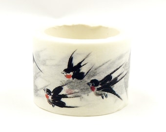 Swallow - Japanese Washi Masking Tape - 30mm wide - 2.2 Yard