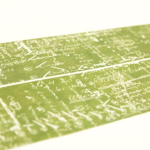 Taśma maskująca Blackboard Jungle - japońska taśma washi - szerokość 30 mm - 7,6 jarda