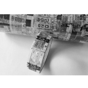 Secret Document - Japanese Washi Masking Tape - 15mm wide -  5.5 Yard