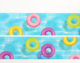 Swim Ring - Japanese PET Masking Tape - 30mm Wide - 3.3 Yard