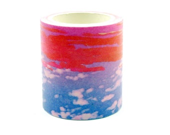 sunset cloud - Background Series - Japanese Washi Masking Tape - 40mm wide - 3.3 Yard