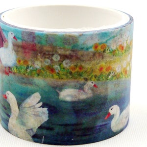 Ganzentuin - Japanse washi-afplaktape - 30 mm breed - 2,2 meter - 1 rol
