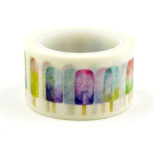 Ice pop - Japanese Washi Masking Tape - 20mm wide - 5.5 yard