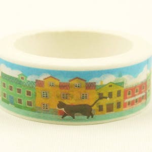 Cat Street - Japanese Washi Masking Tape - 5.5 yard