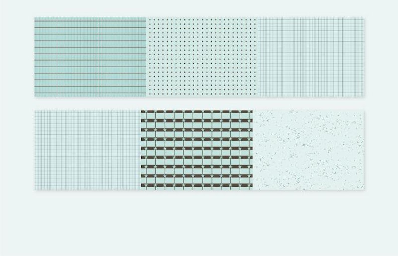 Warm Grid - Japanese Washi Masking Tape - 50mm Wide - 2.2 Yard - 6 ...