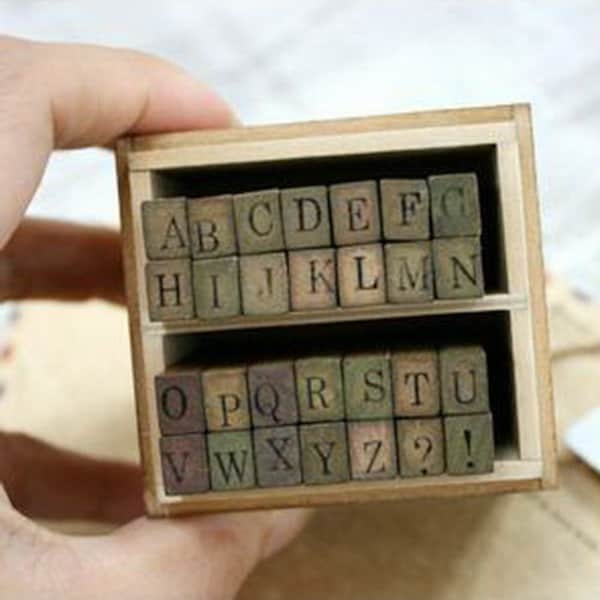 Alphabet Stamps Etsy