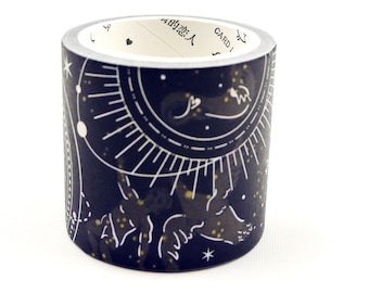 Zodiac Signs - Japanese Washi Masking Tape - 40mm wide -3.3 yard