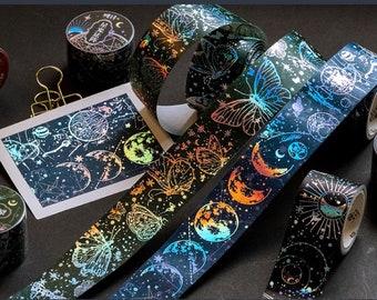 Space Exploration - Japanese Washi Masking Tape - 30mm wide - 3.3 yard