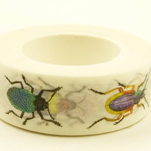 beetle 01 - Japanese Washi paper tape - 11 yard