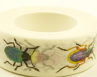 beetle 01 - Japanese Washi paper tape - 11 yard