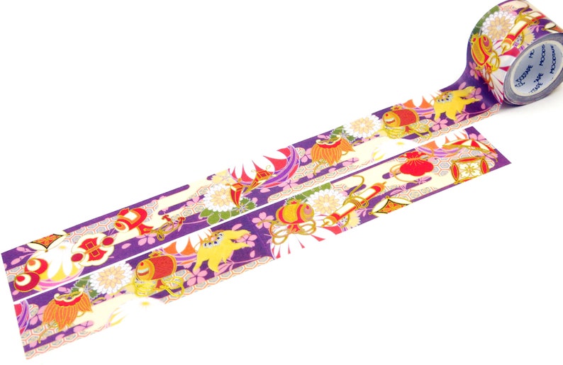 Kimono Serie 08 Japanese Washi Masking Tape 30mm wide 5.5 yard