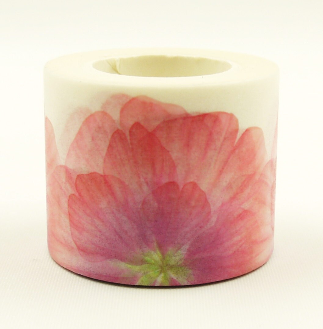 Petals Japanese Washi Masking Tape 35mm Wide 11 Yard Etsy