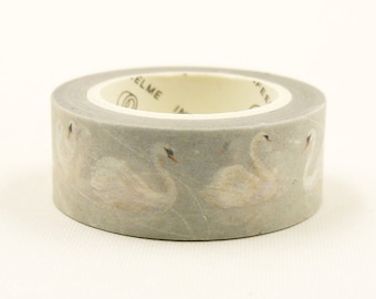 White Swan - Japanese Washi Masking Tape - 15mm wide - 7.6 yard