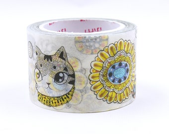 Cat Genie 04 - Japanese Washi Masking Tape - 30mm Wide - 11 yard - no discount