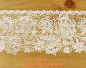 Translucent Wide Sticker Tape - White Lace Vol. 2 - Ver. 3 - 48mm Wide - 16 Yards