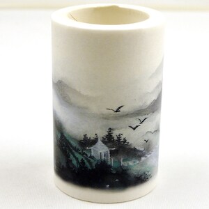 Bergwandelen - Japanse washi-afplaktape - 50 mm breed - 3,3 yard
