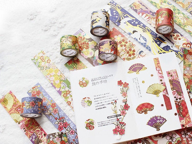 Kimono Serie 08 Japanese Washi Masking Tape 30mm wide 5.5 yard
