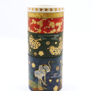 Kamakura 08 - Japanse Washi-afplaktapeset - 5 rollen - 2,2 Yard
