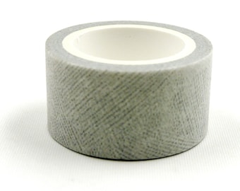 Grey Texture - Japanese Washi Masking Paper Tape - 20mm wide - 5.5 yard