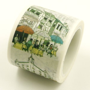 Cinta adhesiva japonesa washi Street, 30 mm de ancho, 5,5 yardas