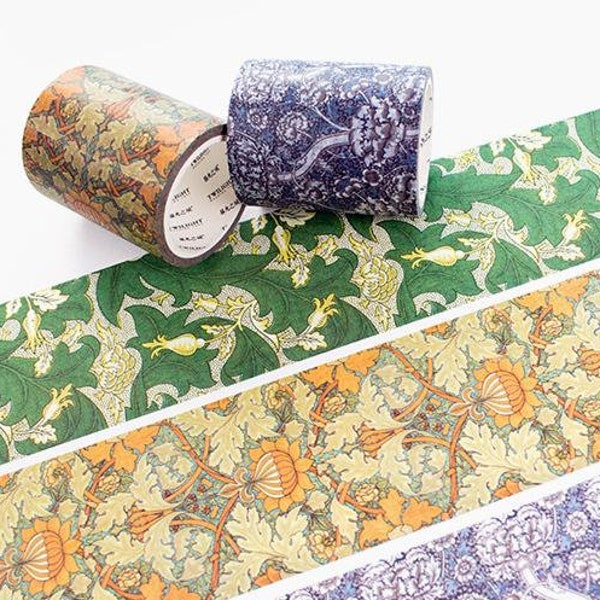 Wild Garden - Japanese Washi Masking Tape - 54mm Wide - 2.2 yard