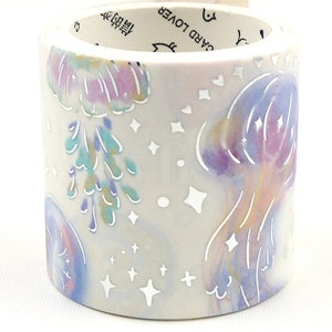 Sea Jellies - Japanse Washi-afplaktape - 40 mm - 3,3 yard