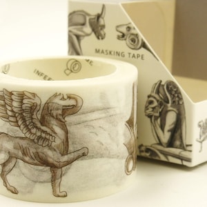 Gargoyle - Japanese Washi Paper Sticker Tape - 30mm wide - 5.5 yard