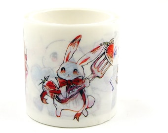Cinta adhesiva japonesa Washi Rabbit Roger - 40 mm de ancho - 2,2 yardas