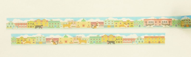 5.5 yard Japanese Washi Masking Tape Cat Street