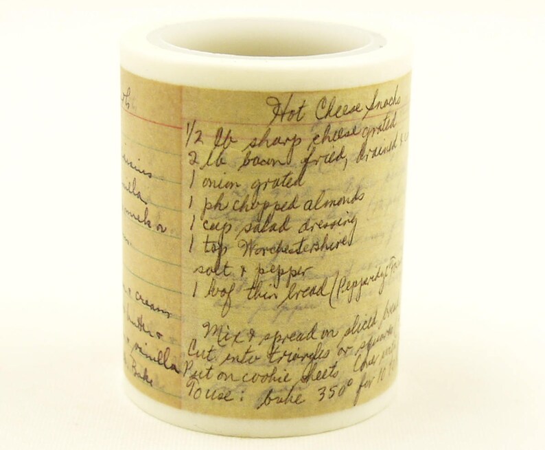 45mm wide Japanese Washi Masking Tape 5.5 Yard Cake Recipe