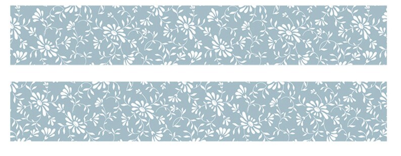 In Bloom - Juego de cintas adhesivas de papel washi japonesas - 30 mm de ancho - 2,2 yardas - 5 rollos - Sin descuento imagen 9