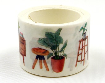 Green Energe - Japanese Washi Masking Tape - 25mm wide - 3.3 yard