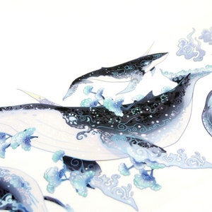 Whale Myths - Japanse PET-afplaktape - 70 mm breed - 2,2 yard
