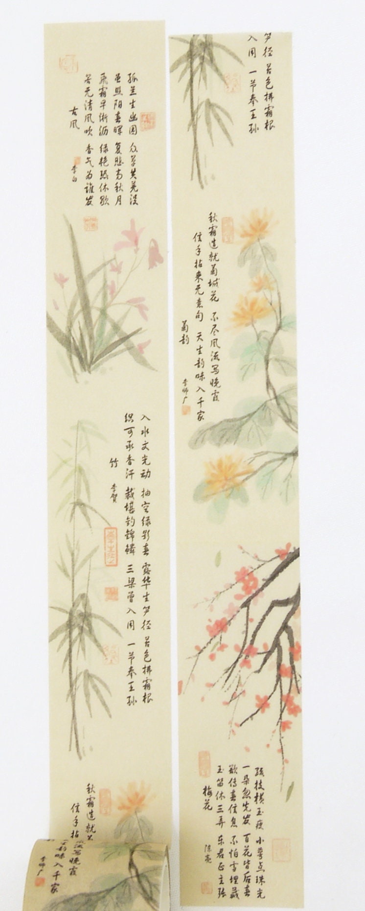 Poesie 01 Japanese Washi Masking Tape 30mm Wide 5.5 Yard 