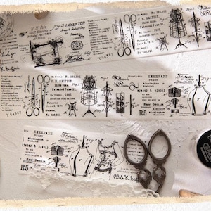 Alfaiataria e Alteração - Fita de Papel para Mascaramento Washi Japonesa - 50 mm de largura - 2,2 jardas