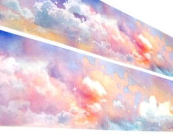 Golden hour sky - Japanese Washi Masking Paper Tape - 50mm wide - 3.3 yard