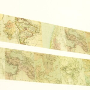 Old Map Japanese Washi Masking Tape 30mm Wide 5.5 Yard - Etsy