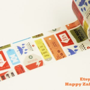 Aviso - mt para PACK - Fita adesiva japonesa Washi - 25 mm de largura - 16 jardas - Sem desconto