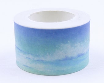 Ocean - Japanese Washi Masking Tape - 30mm wide - 5.5 yard - no discount
