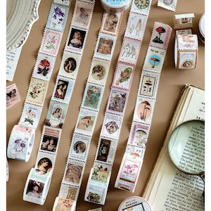 Stamp Series - Japanse Washi-afplaktape - 25 mm breed - 5,5 Yard