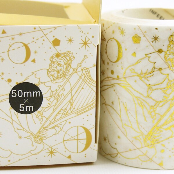 Iliad - Japanese Washi Masking Tape - 50mm wide -5.5 yard