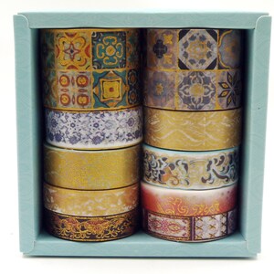 Silkroad 05 - Japanse Washi-afplaktapeset - 3,3 meter - 10 rollen