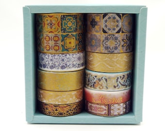 Silkroad 05 - Japanese Washi Masking Tape Set - 3.3 Yard - 10 rolls