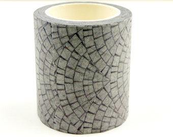 Pebble Mosaic - Japanese Washi Masking Tape - 50mm Wide - 3.3 Yard
