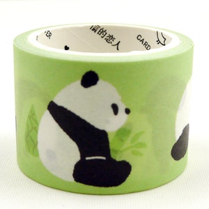 Panda Panda - Fita adesiva Washi japonesa - 30 mm de largura - 3,3 jardas