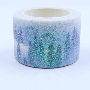 Misty Forest - Japanse Washi-afplaktape - 30 mm breed - 3,3 Yard - Shining Tape