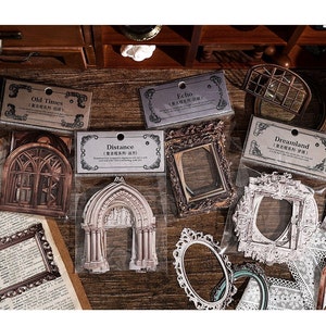 Conjunto DIY Retro Deco Frame Series - 60 peças - 70 mm x 100 mm - Sem desconto
