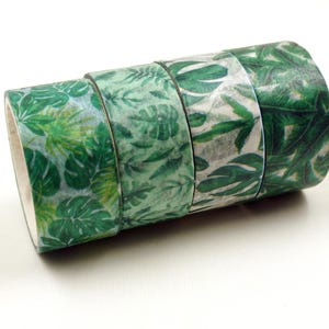 Tropics - Japanse Washi-afplaktapeset - 20 mm breed - 2,2 meter - 4 rollen