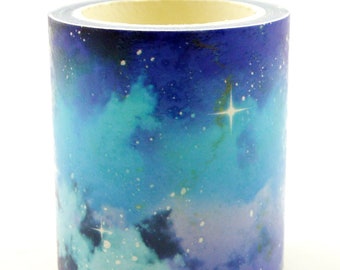 Galactica - Sky Series - Japanese Washi Masking Tape - 50mm wide - 3.3 yard